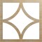 Ekena Millwork Statesman Wood Fretwork Pierced Ceiling Medallion, Hickory, 38"OD x 24 1/4"ID x 1/4"T CMWP38X38X0250STHI - alternate 1